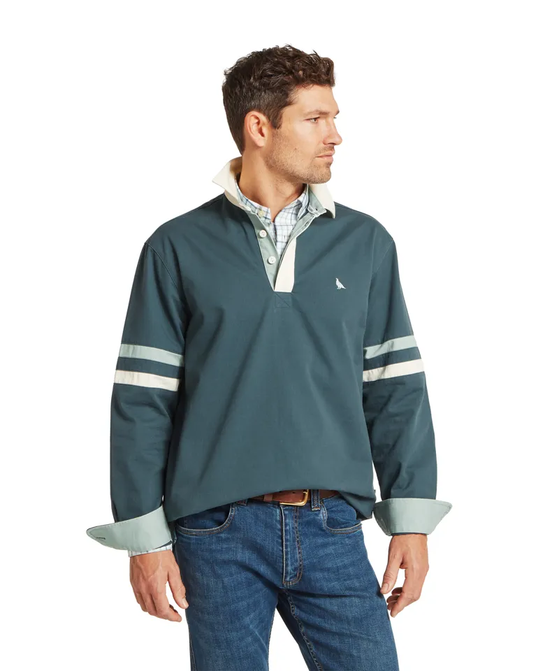 Schoffel Truro Deck Shirt - Deep Ocean Blue-1