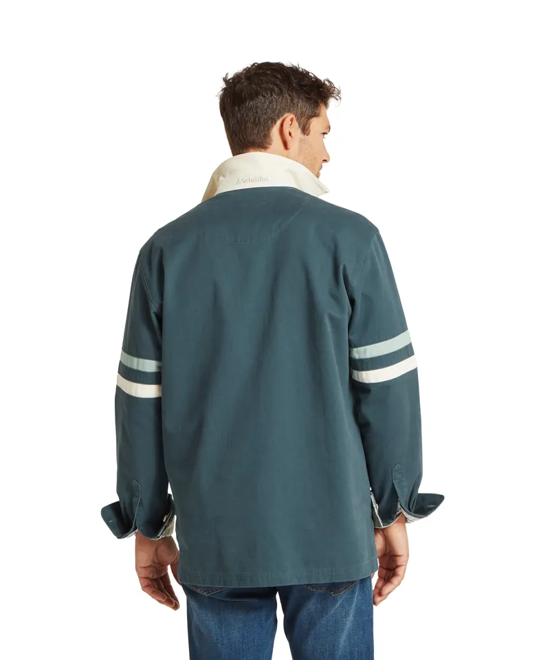 Schoffel Truro Deck Shirt - Deep Ocean Blue-3