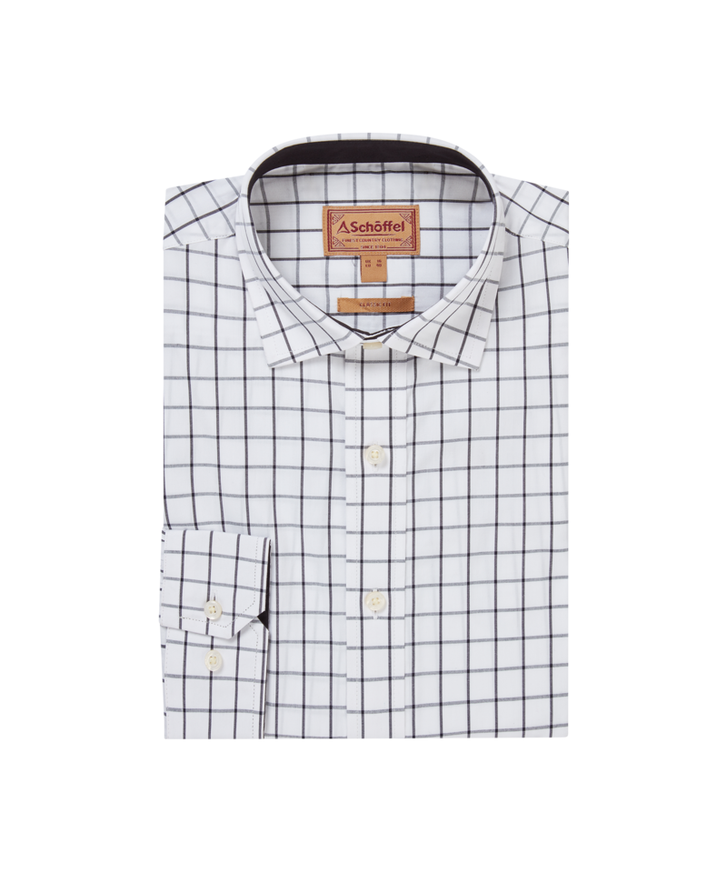 Schoffel Westminster Classic Shirt - Navy Check