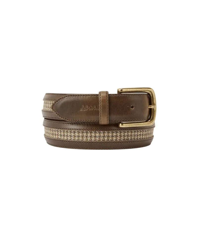 Schoffel Hartington Belt - Houndstooth Tweed