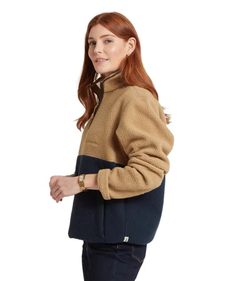 Schoffel Berkeley Retro Fleece - Navy/Tan-3