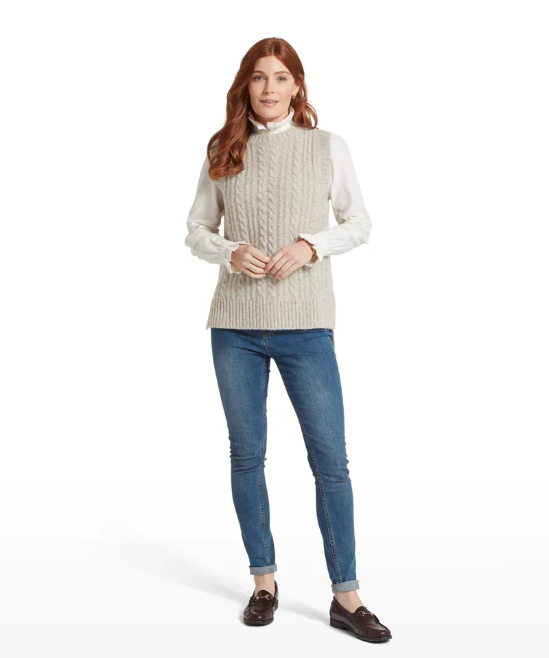 Schoffel Evie Sleeveless Jumper - Cobblestone-1