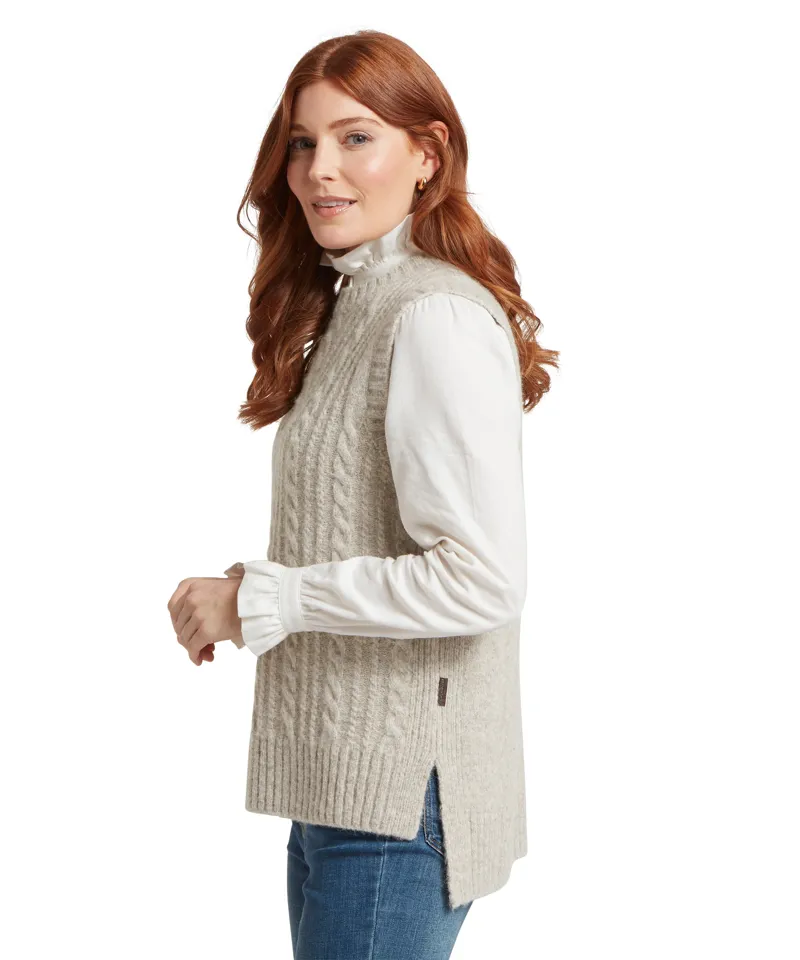 Schoffel Evie Sleeveless Jumper - Cobblestone-3