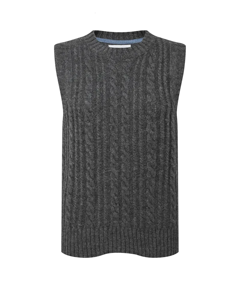 Schoffel Evie Sleeveless Jumper - Charcoal