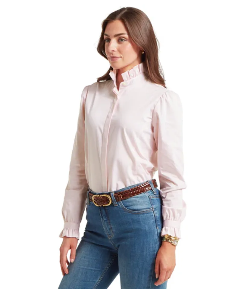 Schoffel Fakenham Shirt - Pink Stripe-2