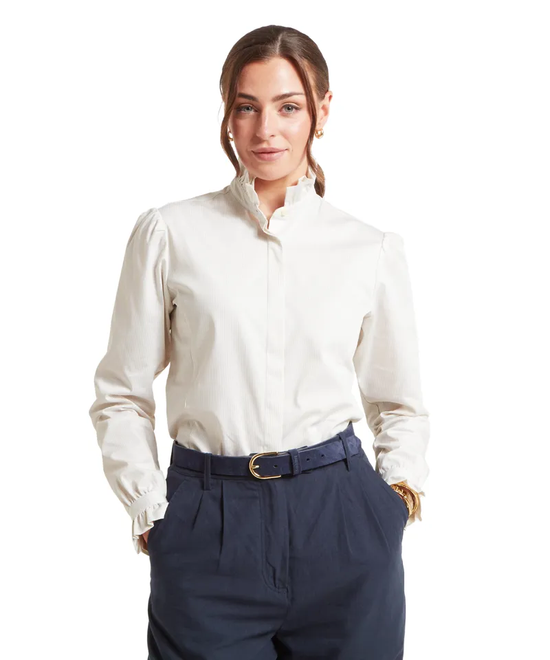 Schoffel Fakenham Shirt - Linen Stripe-1