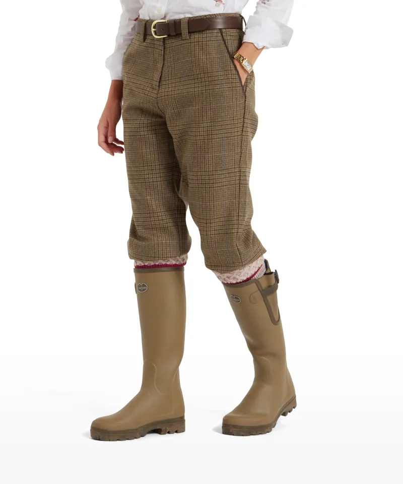 Schoffel High Waisted Tweed Breeks - Teviot Tweed-4