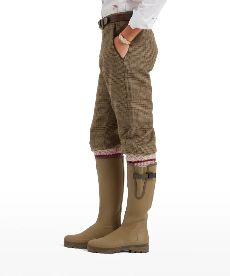 Schoffel High Waisted Tweed Breeks - Teviot Tweed-2