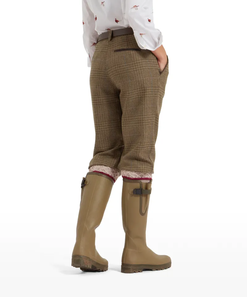 Schoffel High Waisted Tweed Breeks - Teviot Tweed-1