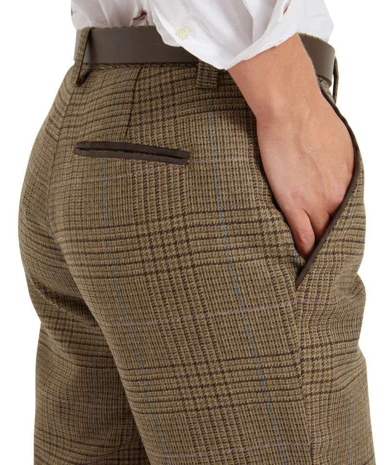 Schoffel High Waisted Tweed Breeks - Teviot Tweed-5