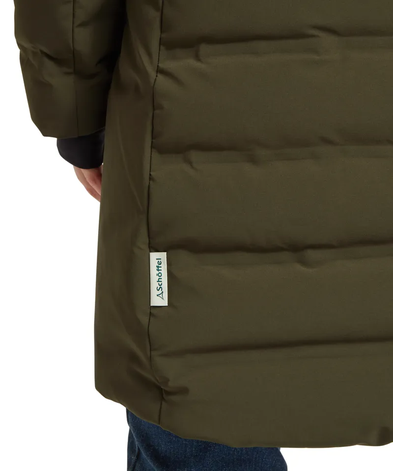 Schoffel Hurlingham Waterproof Down Coat - Forest-8