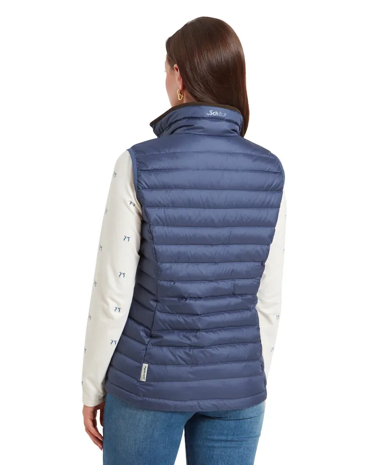 Schoffel Launde Down Gilet - Stone Blue-2