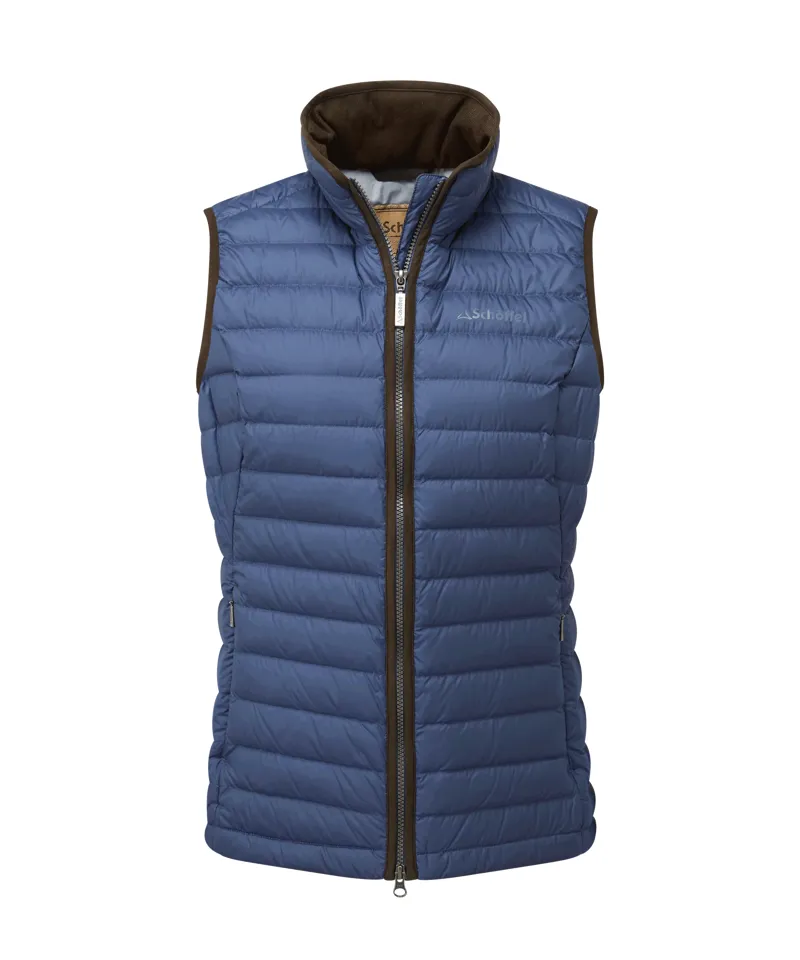 Schoffel Launde Down Gilet - Stone Blue