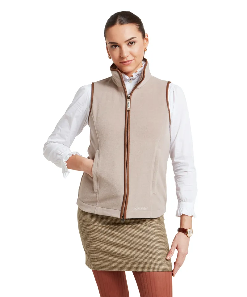 Schoffel Lyndon Fleece Gilet Mushroom-1