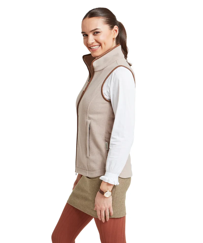 Schoffel Lyndon Fleece Gilet Mushroom-3