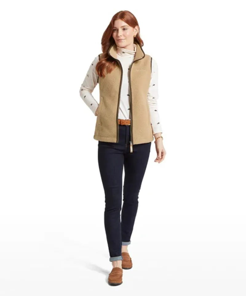 Schoffel Lyndon Retro Fleece Gliet - Tan-2