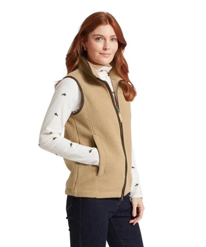Schoffel Lyndon Retro Fleece Gliet - Tan-3