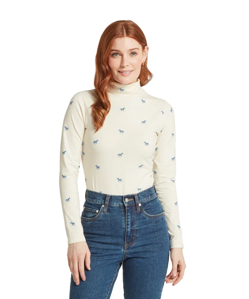 Schoffel Malham Top - Lake Blue Horse-1