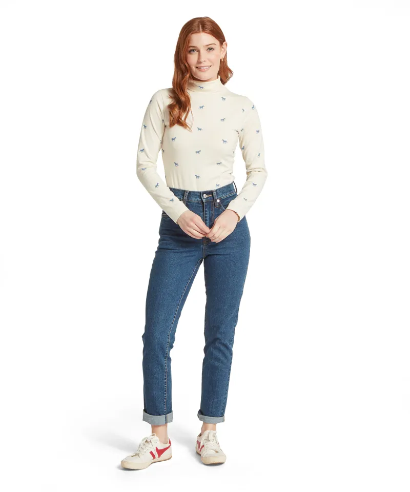 Schoffel Malham Top - Lake Blue Horse-4