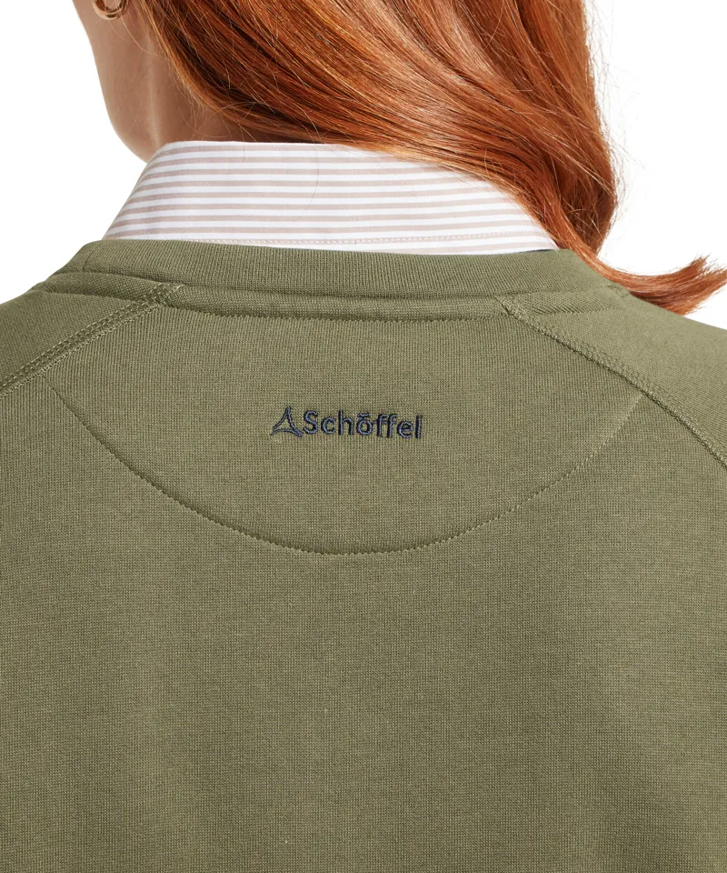 Schoffel Newberry Sweatshirt - Dark Khaki Green-4