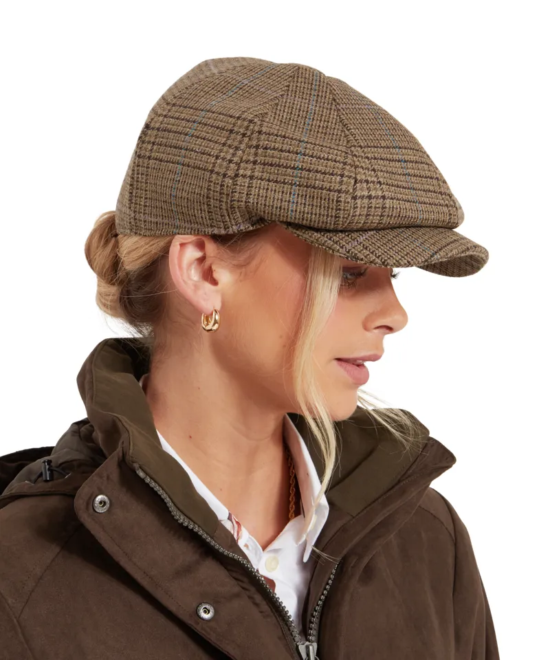 Schoffel Women's Newsboy Cap - Teviot Tweed-3