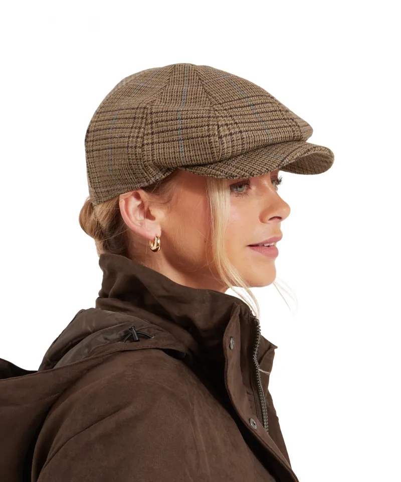 Schoffel Women's Newsboy Cap - Teviot Tweed-2