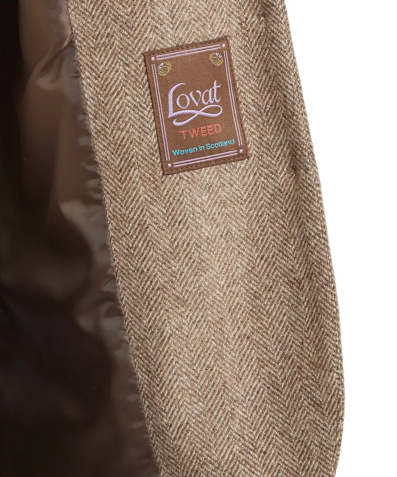 Schoffel Pennan Tweed Waistcoat - Cobblestone Herringbone Tweed-7