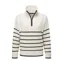Schoffel Sandsend 1/4 Zip Jumper - Soft White/Loden