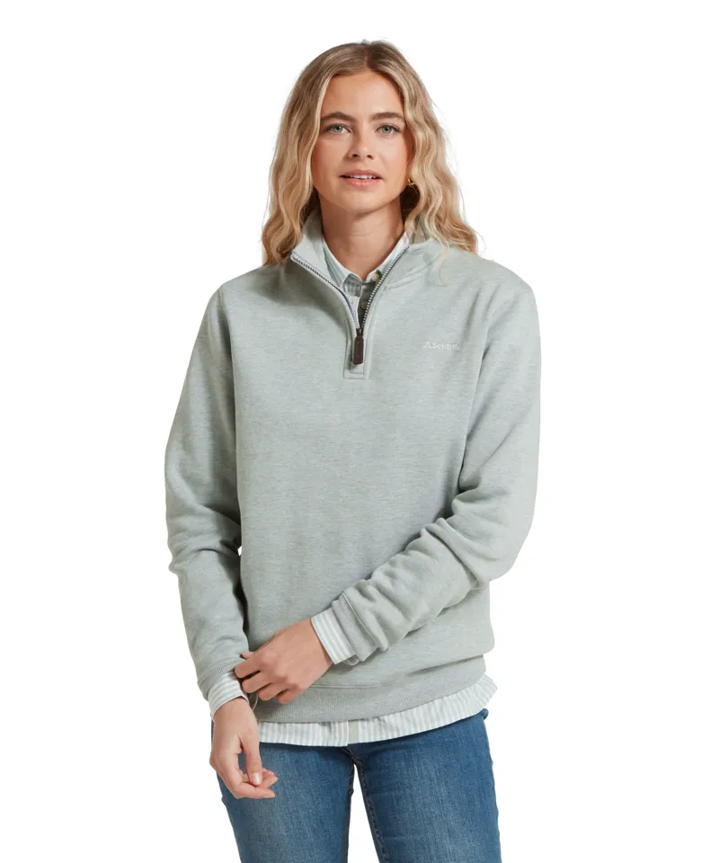 Schoffel Sennen Cove Sweatshirt - Aqua Grey-1