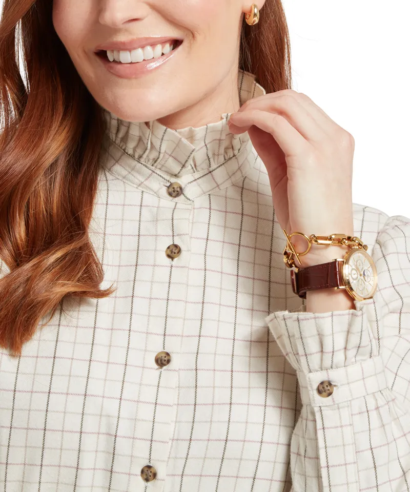 Schoffel Sheringham Shirt - Cobblestone Tattersall-3