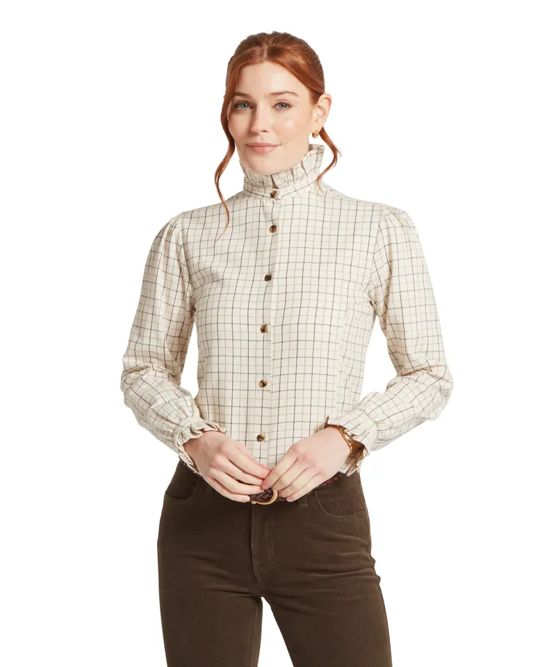 Schoffel Sheringham Shirt - Beetroot Check-1