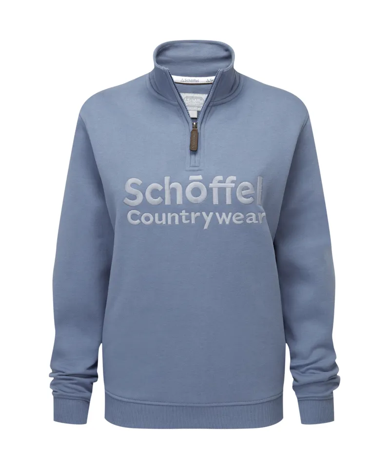 Schoffel Ladies St Issey Sweatshirt - Storm Blue