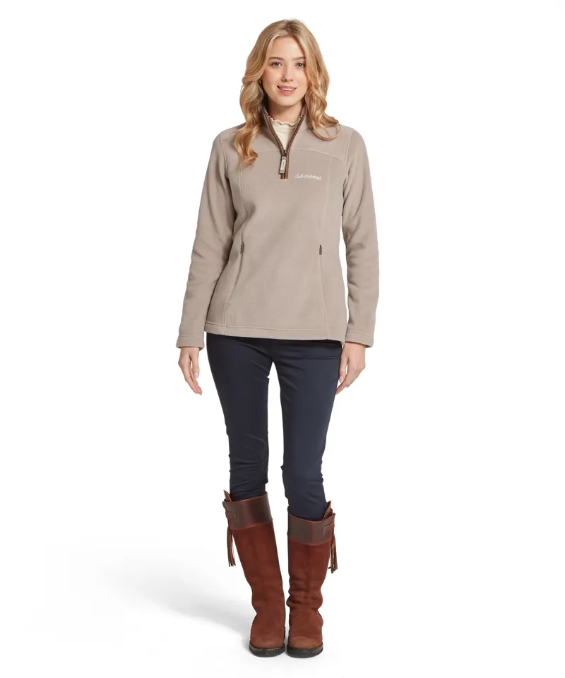 Schoffel Tilton II 1/4 Zip Fleece - Mushroom-2