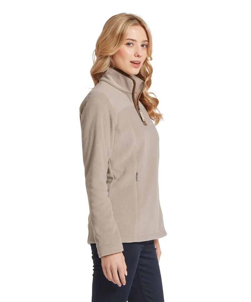 Schoffel Tilton II 1/4 Zip Fleece - Mushroom-3
