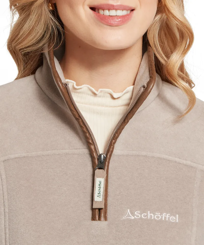 Schoffel Tilton II 1/4 Zip Fleece - Mushroom-4