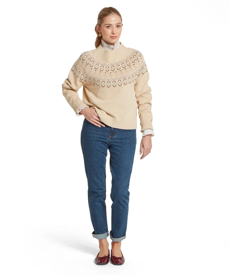 Schoffel Tresness Fairisle Jumper - Port Lake Blue-2