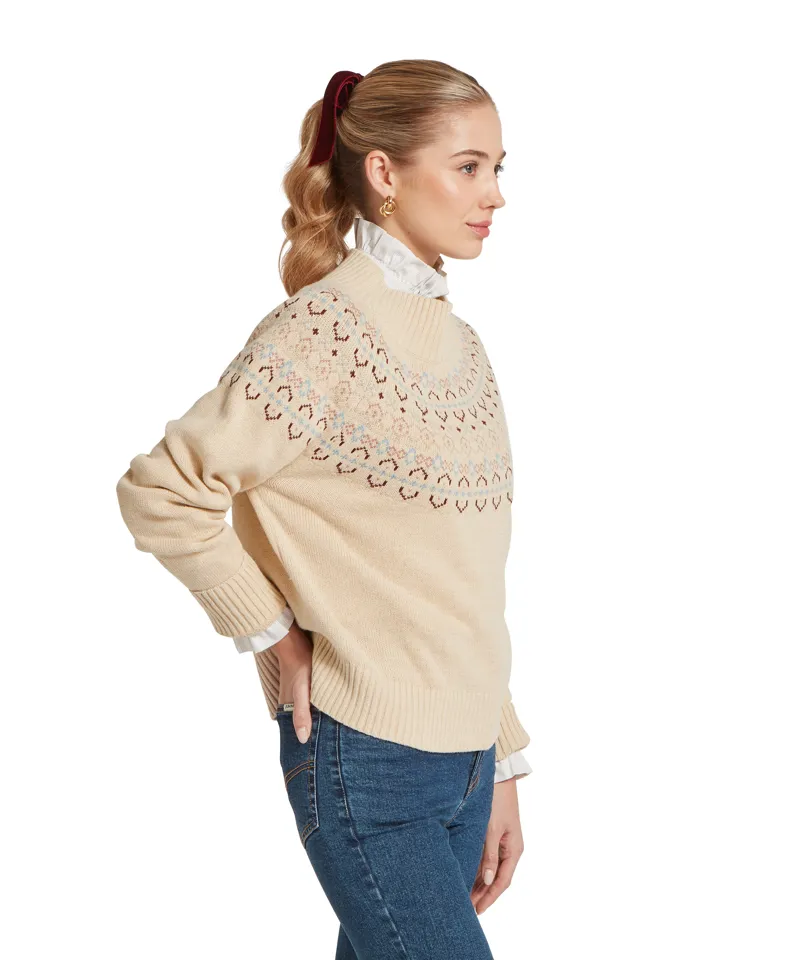 Schoffel Tresness Fairisle Jumper - Port Lake Blue-3
