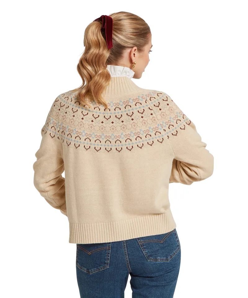 Schoffel Tresness Fairisle Jumper - Port Lake Blue-4