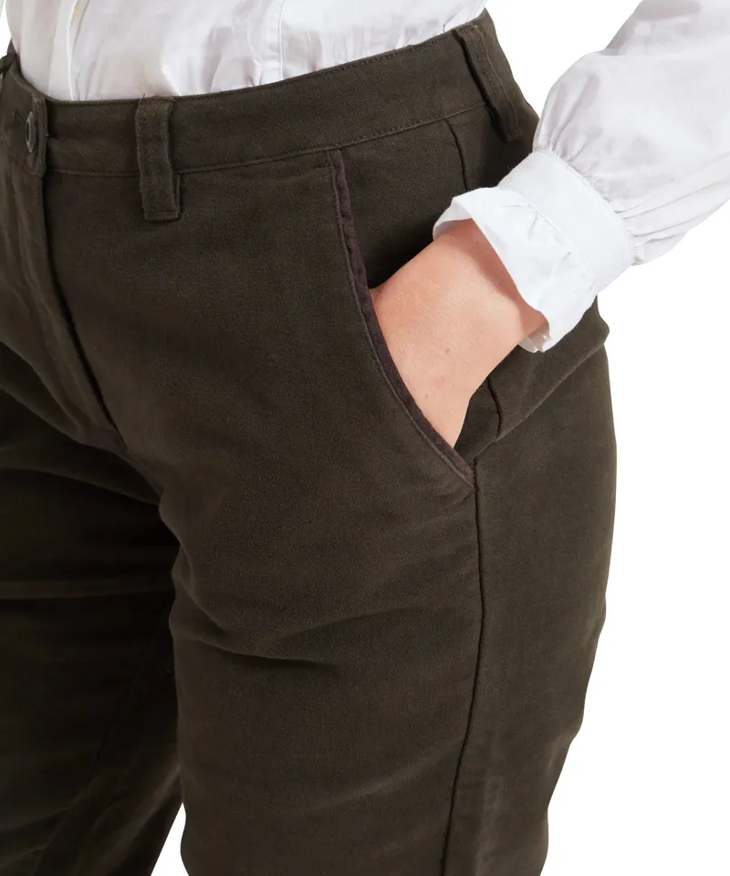 Schoffel Women's Moleskin Breeks - Forest-5