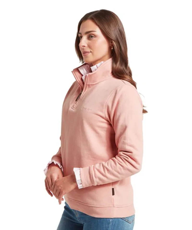 Schoffel Sennen Cove Sweatshirt - Pale Rose-1