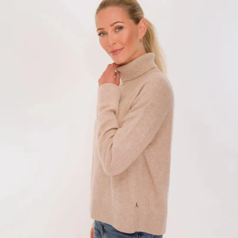 Hicks and Brown Sophia Rollneck - Sand-2