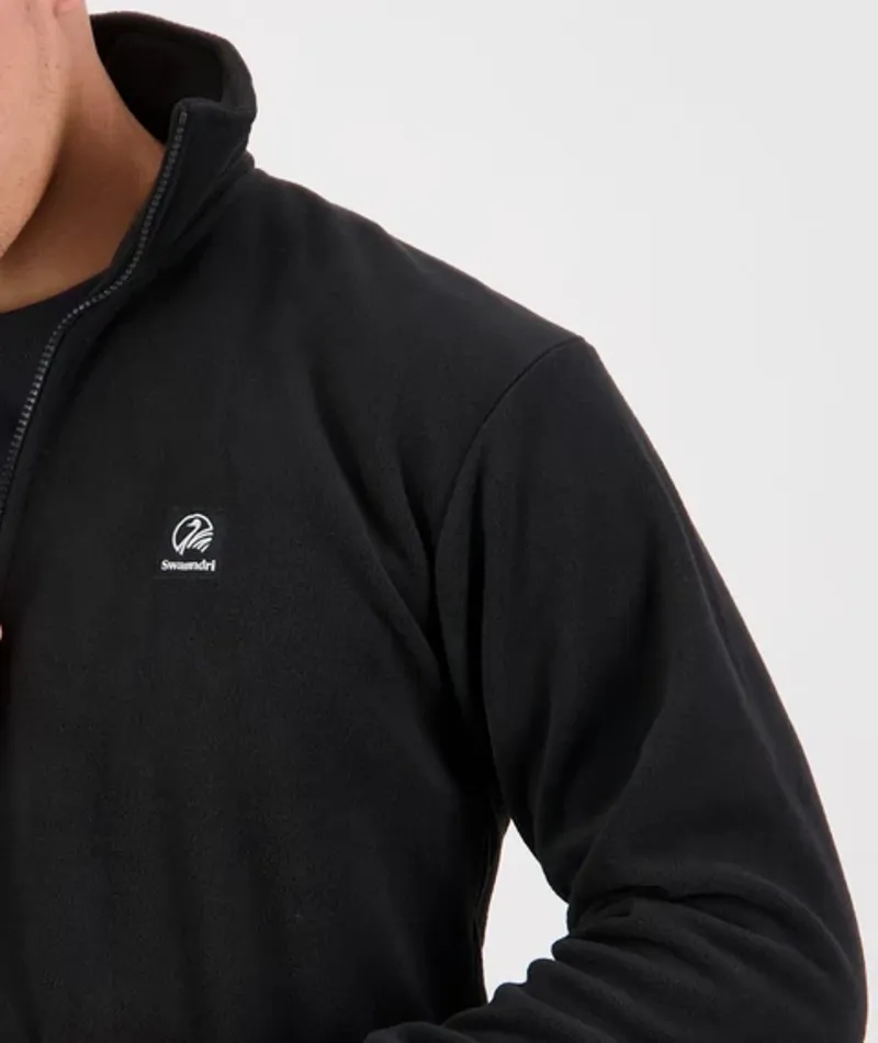 Swanndri Motu Fleece Pullover - Black-4