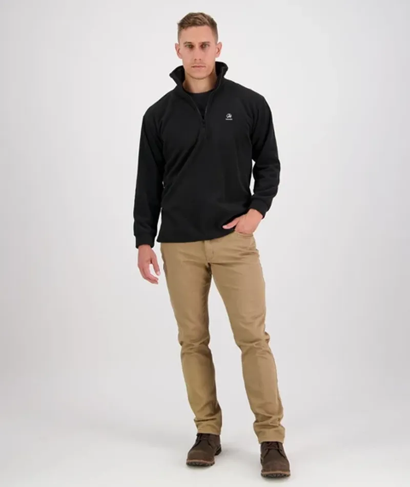 Swanndri Motu Fleece Pullover - Black-5