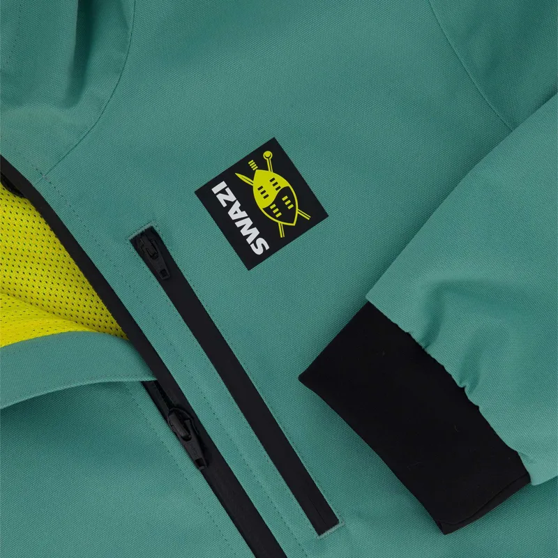 Swazi Kid's Mangrove Rain Jacket - Teal-3