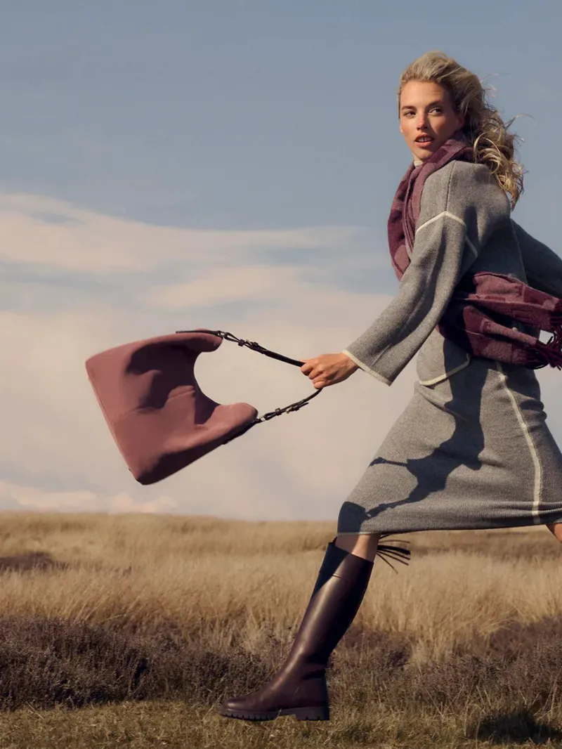 Fairfax and Favor Tetbury Handbag - Heather-5