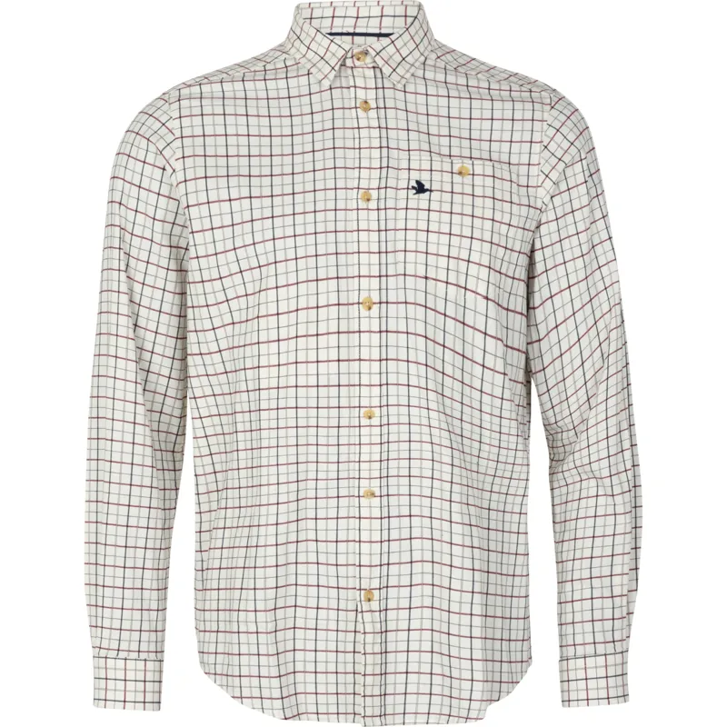Seeland Shooting Shirt - Cabernet/Blue Check
