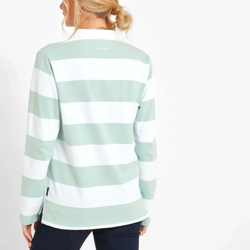 Schoffel St Mawgan Rugby Shirt - Mint/White-2