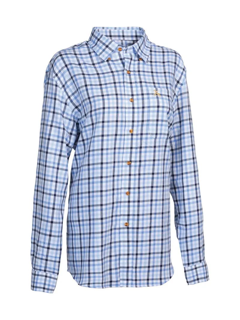 LVC Ladies Checked Shirt - Light Blue